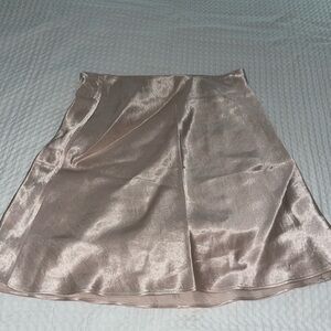 Babaton Silk Blush A-Line Skirt